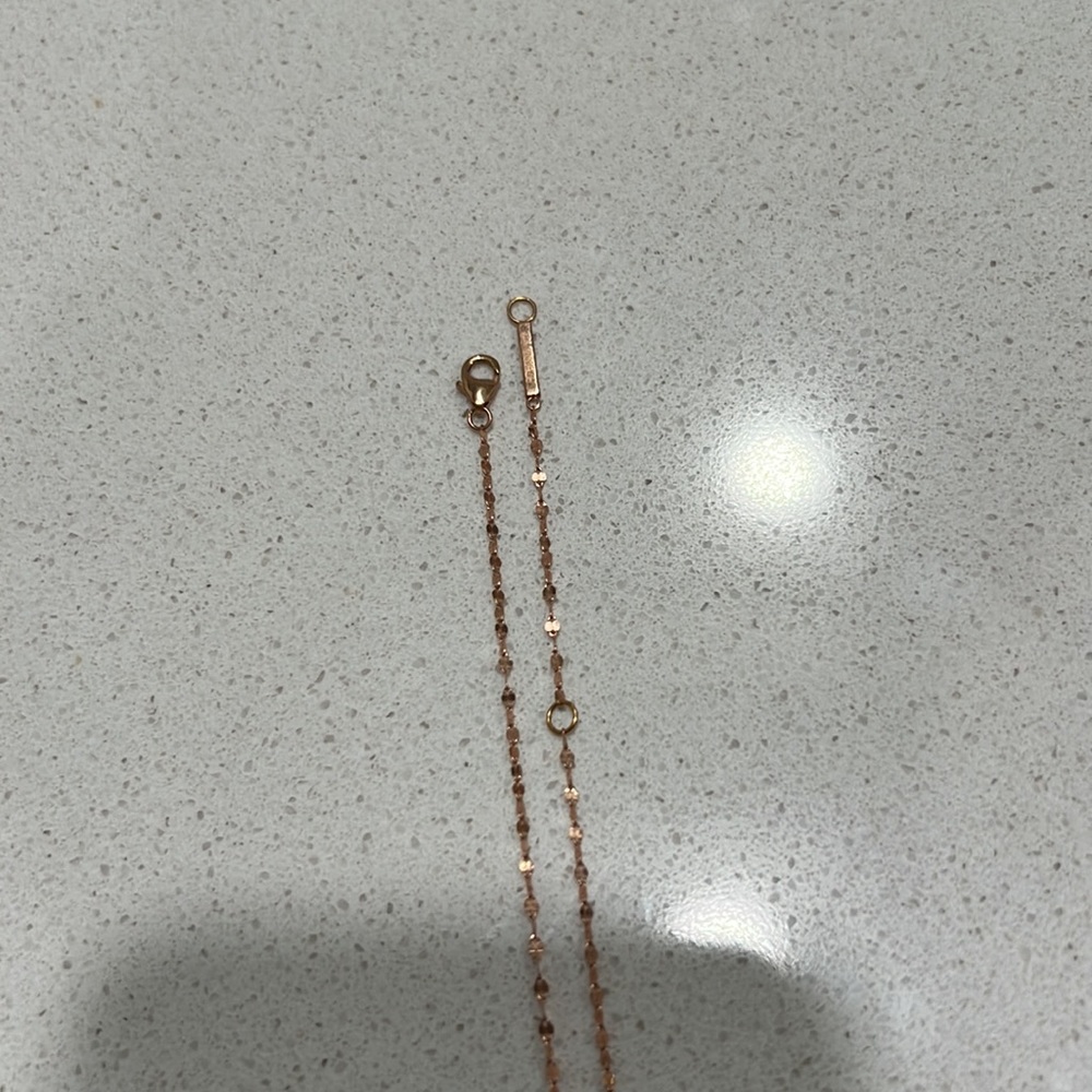 Lana Jewelry rose gold black diamond cross art necklace - Picture 2 of 3